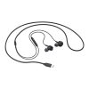 Departamenta austiņas AKG USB-C melnais savienotājs