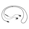 Departamenta austiņas AKG USB-C melnais savienotājs