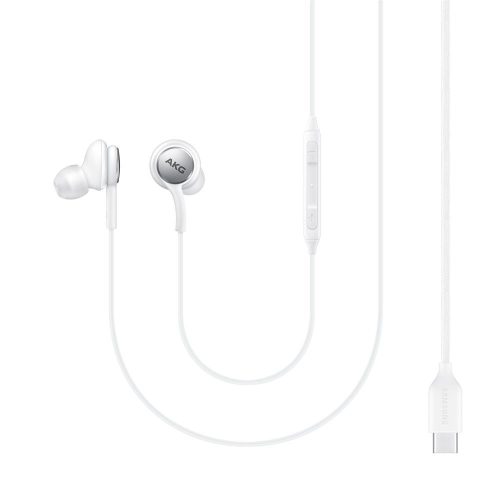 Departamenta austiņas AKG USB-C baltais savienotājs