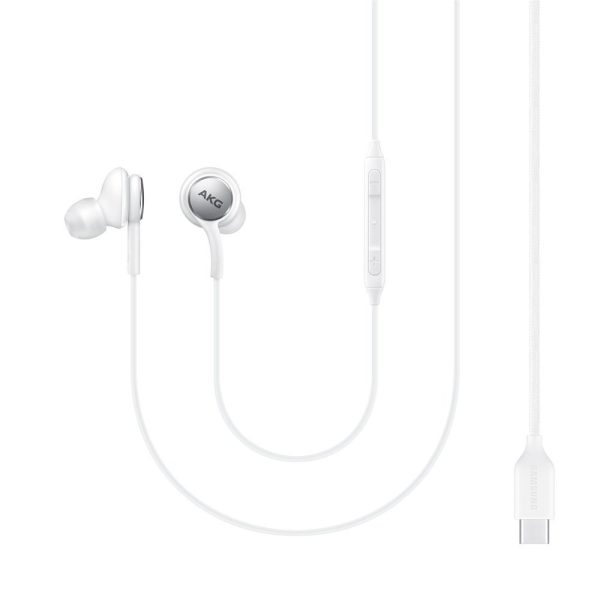 Departamenta austiņas AKG USB-C baltais savienotājs