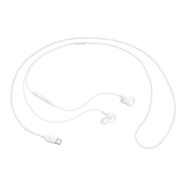 Departamenta austiņas AKG USB-C baltais savienotājs