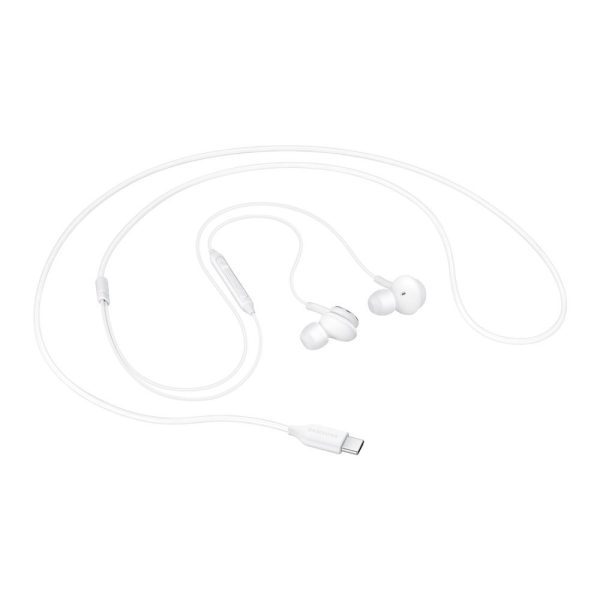 Departamenta austiņas AKG USB-C baltais savienotājs