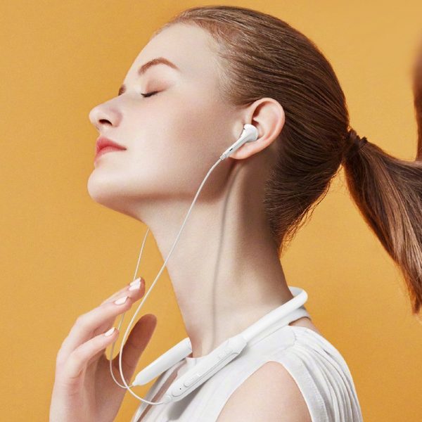 Bluetooth Magnetic Suction Bluetooth austiņas balta