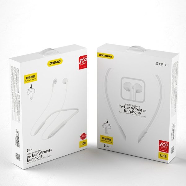 Bluetooth Magnetic Suction Bluetooth austiņas balta