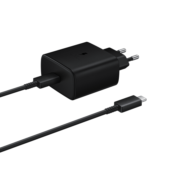 Oriģinālais SFC 25W tīkla lādētājs + USB-C kabelis Melns