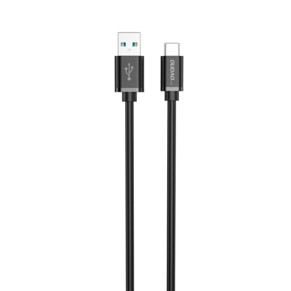 USB kabeļa kabelis - USB tipa C tips Super ātrs lādiņš 1 m melns