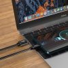 USB kabeļa kabelis - USB tipa C tips Super ātrs lādiņš 1 m melns