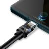 USB kabeļa kabelis - USB tipa C tips Super ātrs lādiņš 1 m melns
