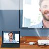 Adaptera adapteris no iPhone zibens uz HDMI FullHD + zibens balts