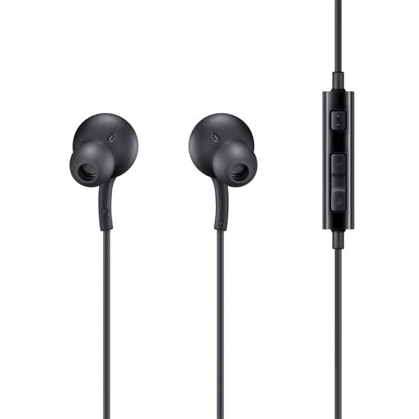 3,5 mm mini ligzda austiņās ar pilotu un mikrofonu melnu