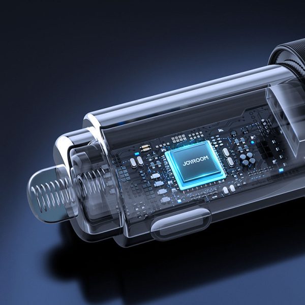 2x USB automašīnas lādētājs ar 24W fona apgaismojumu