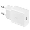 USB-C lādētājs 15W PD AFC + USB-C kabeļa baltais