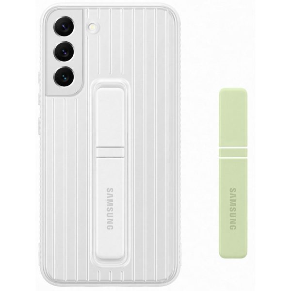 1020519-2-etui-z-podstawka-do-galaxy-s22-protectiv-samsung-hurtownia-sklep Korpuss ar galaktikas S22 aizsargājošu stāvošu vāku balto statīvu