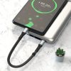 USB-C Red Red-USB-C L10C PD 100W 23cm melna kabelis kabelis