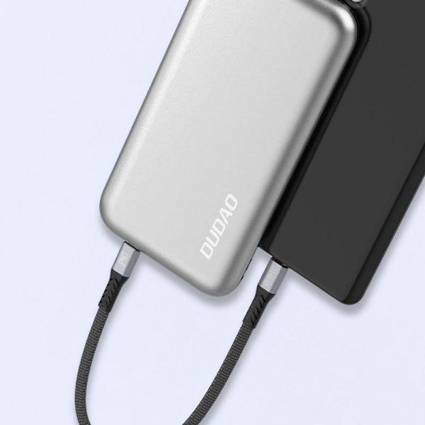 USB-C Red Red-USB-C L10C PD 100W 23cm melna kabelis kabelis