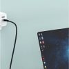 Kabelis Kabelis iPhone ātrai lādēšanai USB -C - zibens PD 20W 1m melns