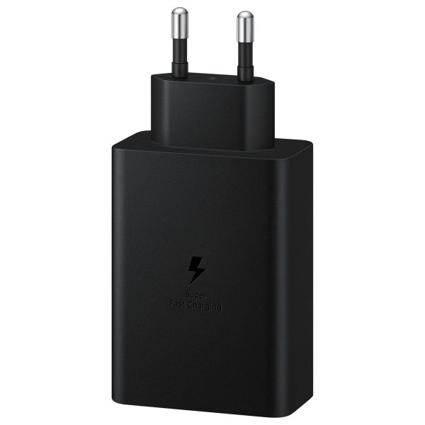 2x USB-C lādētājs un 1X USB PPS PD 65W QC 3.0 AFC FCP Black