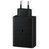 2x USB-C lādētājs un 1X USB PPS PD 65W QC 3.0 AFC FCP Black
