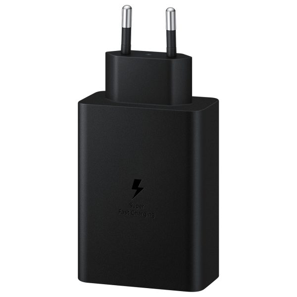 2x USB-C lādētājs un 1X USB PPS PD 65W QC 3.0 AFC FCP Black