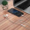 Ausu austiņas x14prot ar USB-C balto savienotāju