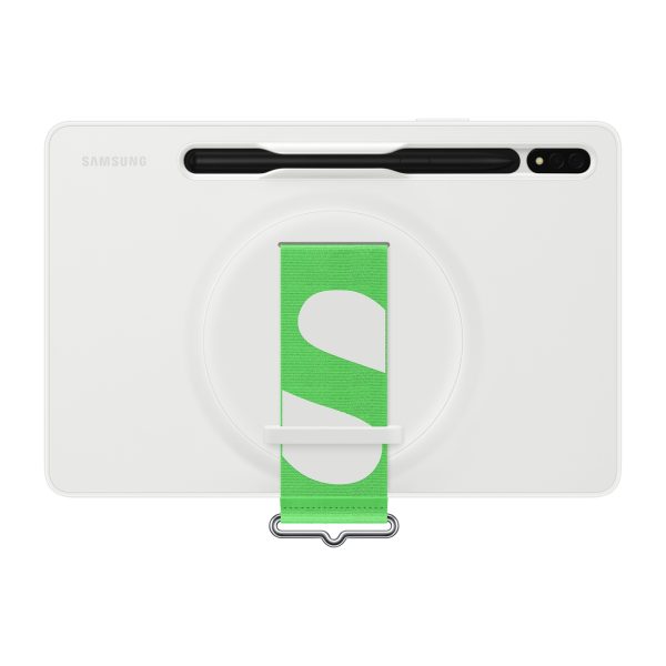 1020549-8-etui-futeral-do-galaxy-tab-s8-z-paskiem-samsung-hurtownia-sklep GALAKA GALAXY TAB S8 ar jostu un novietojiet uz irbuli STAP vāku balts