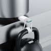 Elastīgs izturīgs USB kabelis - USB -C uzlādes un datu pārraidei 1m balts