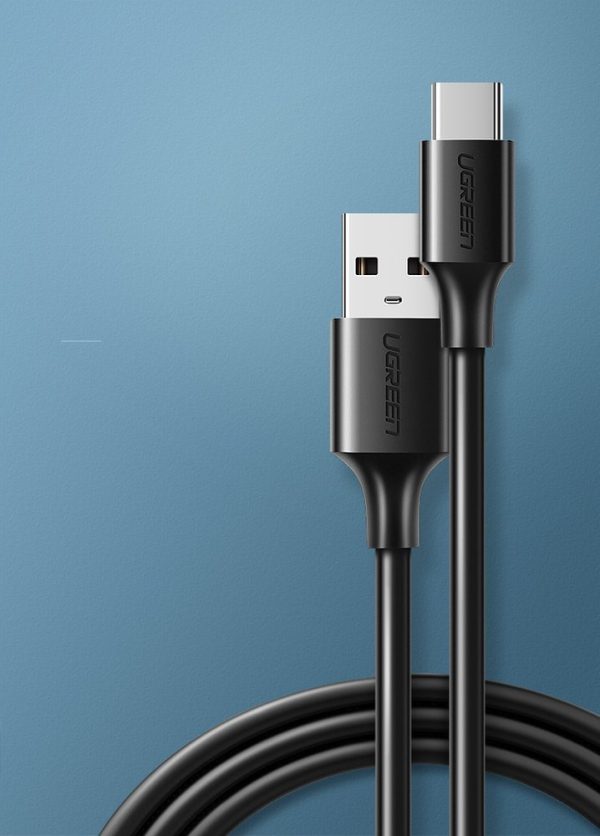 USB kabeļa kabelis - USB -C 2A 2M Black