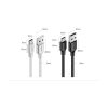 USB kabeļa kabelis - USB -C 3A 3M Black