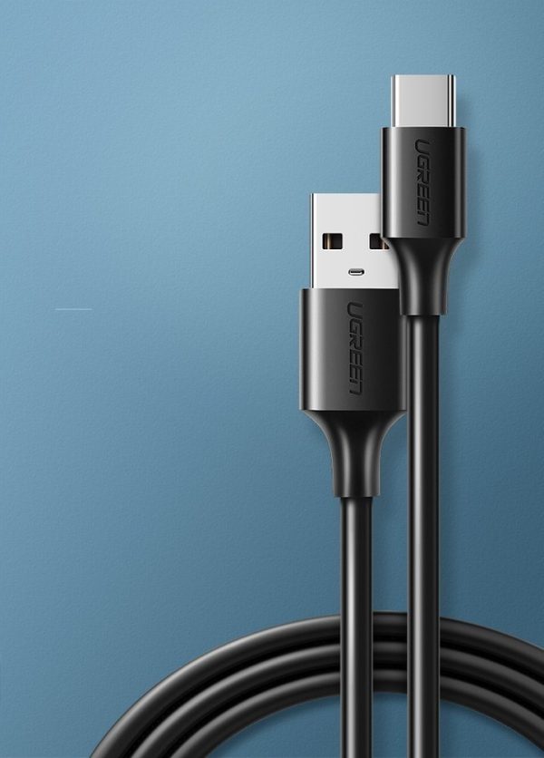USB kabeļa kabelis - USB -C 3A 3M Black