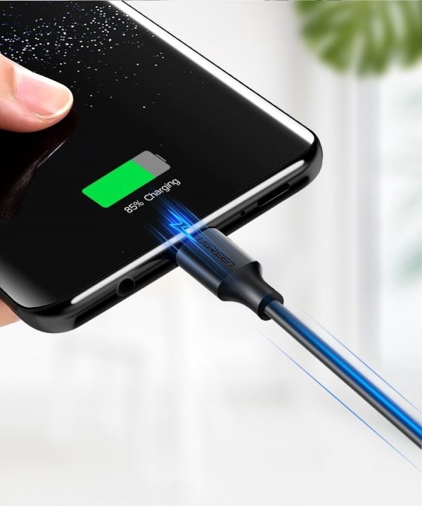 USB kabeļa kabelis - USB -C 3A 3M Black