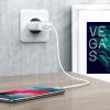 Kabelis Kabelis iPhone MFI USB -C - Lightning 20W 3A 1M White White