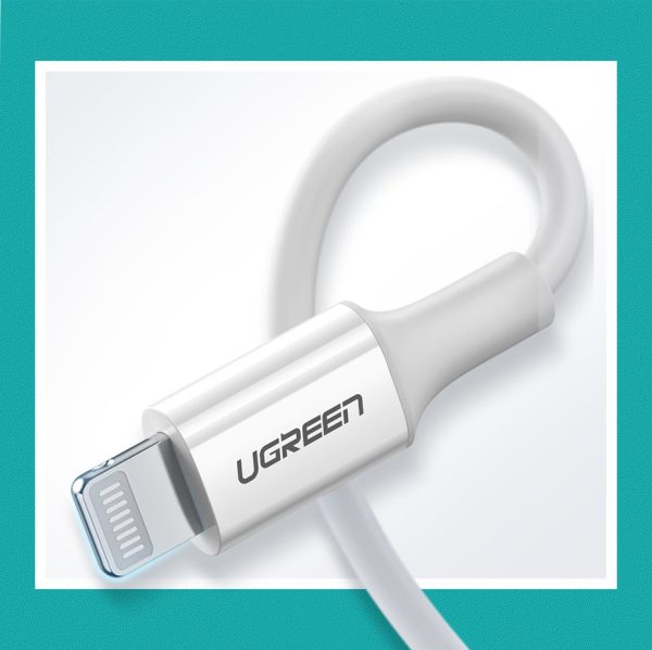 Kabelis Kabelis iPhone MFI USB -C - Lightning 20W 3A 1M White White