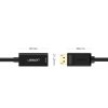 Viena ceļa adapteris no Displayport (vīrietis) uz HDMI (mātīte) 1080p 60Hz 12 bitu melns