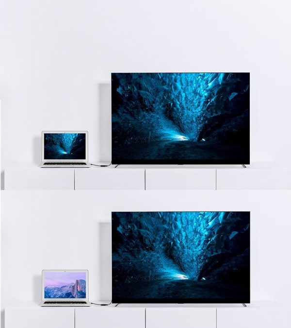 Viena ceļa adapteris no Displayport (vīrietis) uz HDMI (mātīte) 1080p 60Hz 12 bitu melns