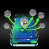 6in1 Aizsardzības komplekts iPhone 11 Pro Max Case stiklam ekrānam un kameras aplikatoram D30 buferis