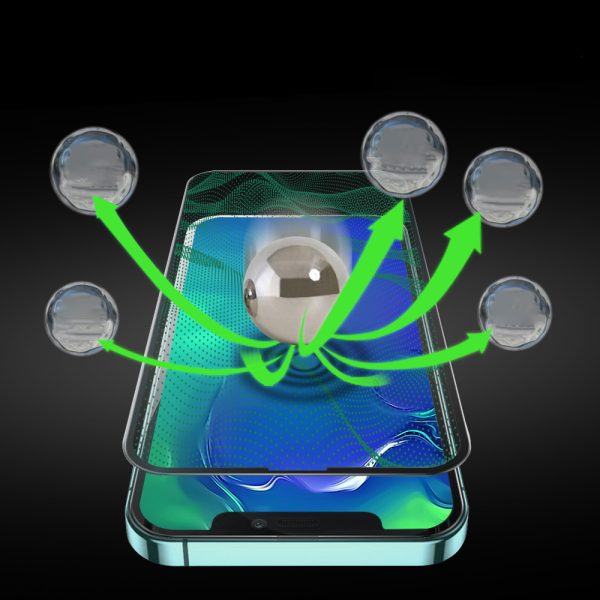 6in1 Aizsardzības komplekts iPhone 11 Pro Max Case stiklam ekrānam un kameras aplikatoram D30 buferis