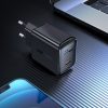 GAN Charger USB-C 30W PD QC 3.0 AFC FCP Black