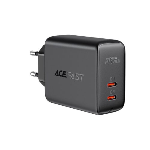 2x USB-C 40W PPS PD QC 3.0 AFC FCP lādētājs