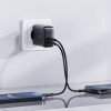 USB-C USB 32W PPS PD QC 3.0 AFC FCP melnais lādētājs