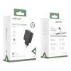 USB-C USB 32W PPS PD QC 3.0 AFC FCP melnais lādētājs