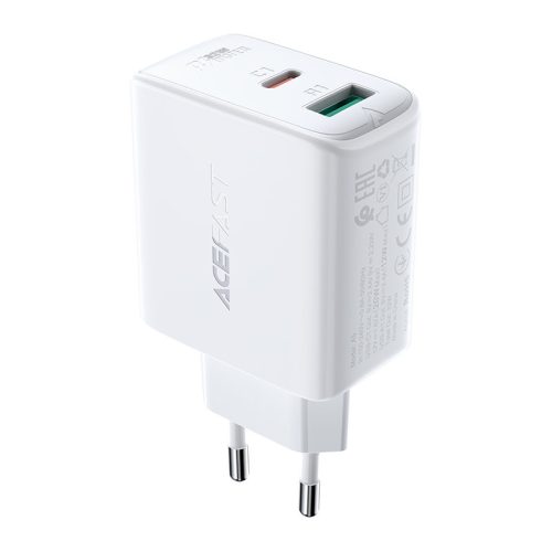 USB-C USB 32W PPS PD QC 3.0 AFC FCP baltais lādētājs