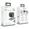 2in1 lādētājs ar USB-C kabeli + USB-C adaptera adapteris-HDMI 4K melns