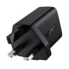 Angļu lādētājs Gan USB-C 30W Q3 3.0 AFC FCP UK spraudnis balts