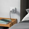 Angļu lādētājs Gan USB-C 30W Q3 3.0 AFC FCP UK spraudnis balts