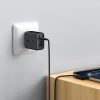 Kabeļa leņķa kabelis USB-C 100W 20v 5a 2m melnā krāsā