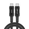Kabeļa kabelis USB-C 100W 20V 5A 2M bremžu bremzē