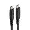 Kabeļa kabelis USB-C 100W 20V 5A 2M bremžu bremzē