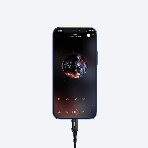1020660-7-przejsciowka-adapter-audio-aux-do-iphone-acefast-hurtownia-sklep Aux Aux adaptera adapteris iPhone MFI zibens - 3,5 mm mini ligzda 18cm melns