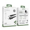 Aux USB -C audio kabeļa kabelis - 3,5 mm mini ligzda 1,2m melns