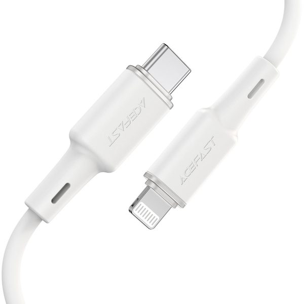 Kabelis Kabelis iPhone MFI USB -C - zibens 30W 3A 1,2m melns